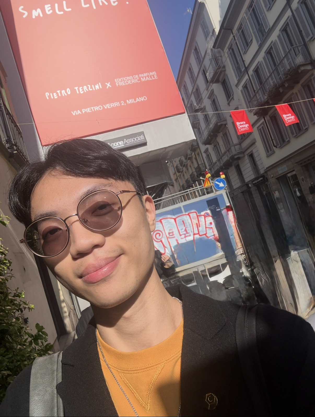 Morgan Hsu in Milan, Brera Design District