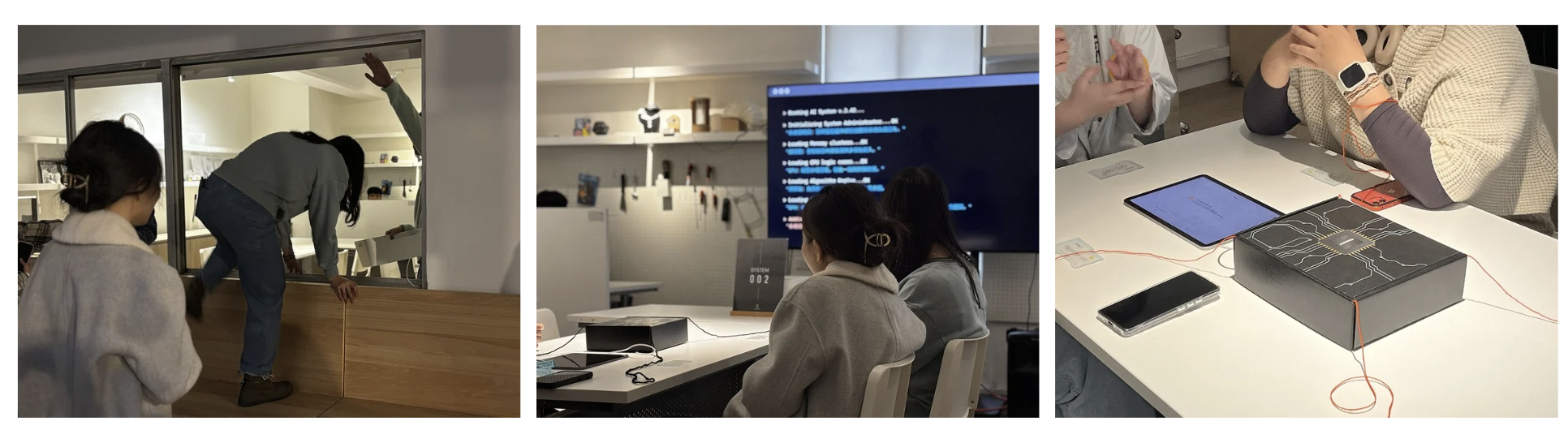 Workshop — entering through the frame, system interface, and tethered Black Box